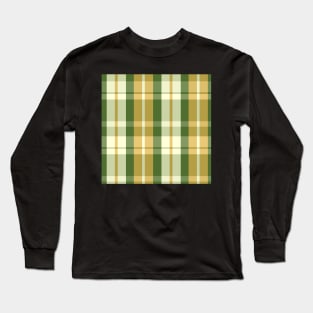 Spring Aesthetic Aillith 2 Hand Drawn Textured Plaid Pattern Long Sleeve T-Shirt